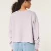 Hollister Comfy Cloud Boxy Notch-Neck Sweater,Hollister Comfy Cloud Boxy Notch-Neck Sweater