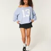 Hollister Comfy Cloud Easy Off-the-Shoulder Number Graphic Sweater,Hollister Comfy Cloud Easy Off-the-Shoulder Number Graphic Sweater