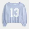 Hollister Comfy Cloud Easy Off-the-Shoulder Number Graphic Sweater,Hollister Comfy Cloud Easy Off-the-Shoulder Number Graphic Sweater