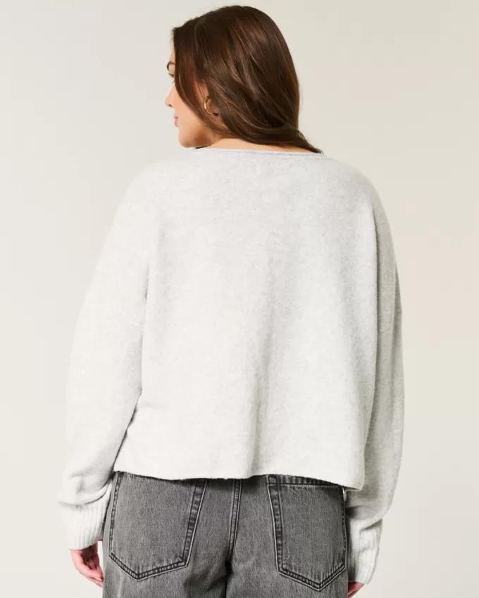 Hollister Comfy Cloud Graphic Notch-Neck Sweater,Hollister Comfy Cloud Graphic Notch-Neck Sweater Hollister Comfy Cloud Graphic Notch-Neck Sweater,Hollister Comfy Cloud Graphic Notch-Neck Sweater