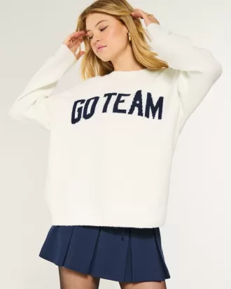 Hollister Comfy Cloud Oversized Go Team Graphic Sweater,Hollister Comfy Cloud Oversized Go Team Graphic Sweater