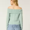 Hollister Comfy Cloud Stitchy Off-the-Shoulder Sweater,Hollister Comfy Cloud Stitchy Off-the-Shoulder Sweater