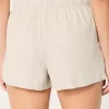 Hollister Ella Linen-Blend Pull-On Shorts,Hollister Ella Linen-Blend Pull-On Shorts