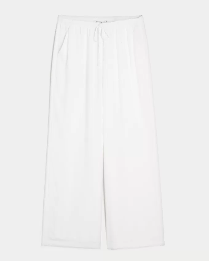 Hollister Ella Pull-On Wide-Leg Pants,Hollister Ella Pull-On Wide-Leg Pants Hollister Ella Pull-On Wide-Leg Pants,Hollister Ella Pull-On Wide-Leg Pants