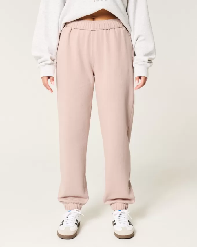 Hollister Feel Good Fleece Dad Joggers,Hollister Feel Good Fleece Dad Joggers Hollister Feel Good Fleece Dad Joggers,Hollister Feel Good Fleece Dad Joggers