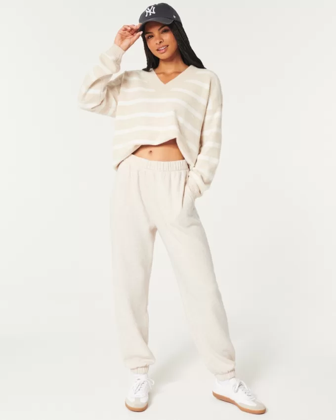 Hollister Feel Good Fleece Dad Joggers,Hollister Feel Good Fleece Dad Joggers Hollister Feel Good Fleece Dad Joggers,Hollister Feel Good Fleece Dad Joggers