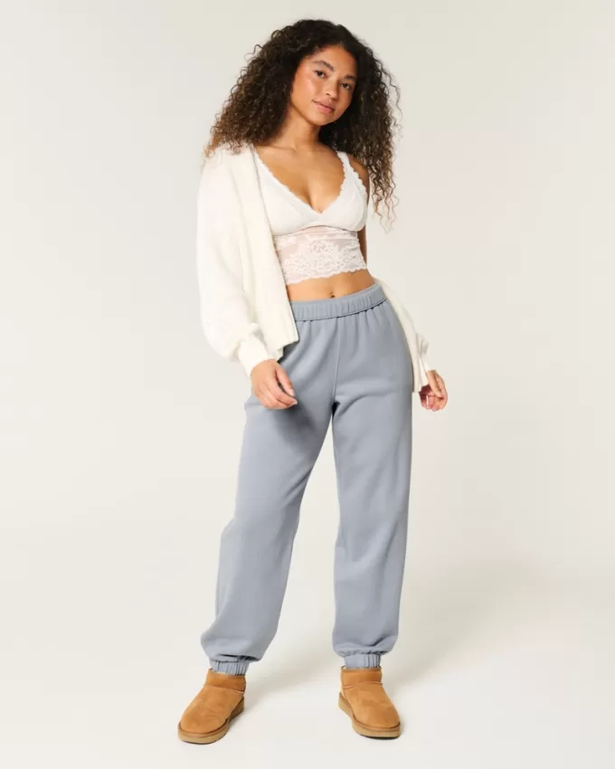 Hollister Feel Good Fleece Dad Joggers,Hollister Feel Good Fleece Dad Joggers Hollister Feel Good Fleece Dad Joggers,Hollister Feel Good Fleece Dad Joggers