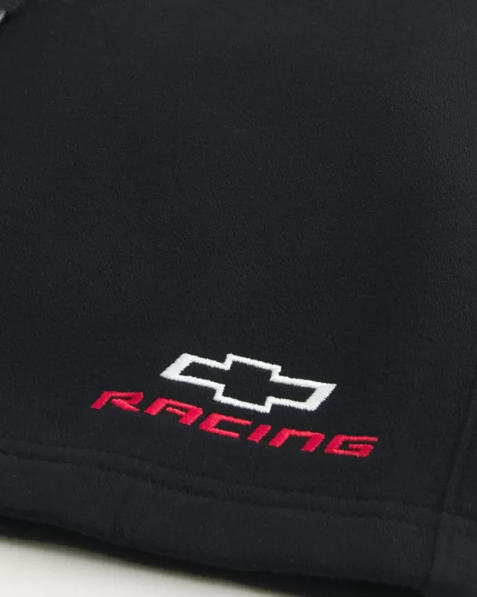 Hollister Feel Good Fleece Mid-Thigh Chevy Graphic Shorts,Hollister Feel Good Fleece Mid-Thigh Chevy Graphic Shorts