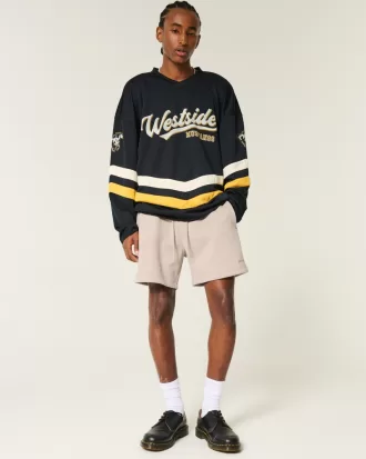 Hollister Feel Good Fleece Mid-Thigh Loose Shorts,Hollister Feel Good Fleece Mid-Thigh Loose Shorts Hollister Feel Good Fleece Mid-Thigh Loose Shorts,Hollister Feel Good Fleece Mid-Thigh Loose Shorts