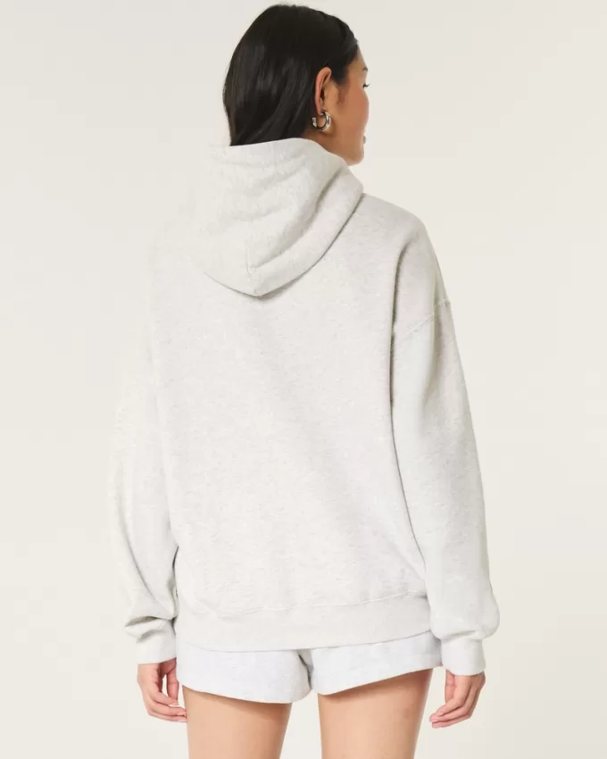 Hollister Feel Good Fleece Oversized Cozy Hoodie,Hollister Feel Good Fleece Oversized Cozy Hoodie