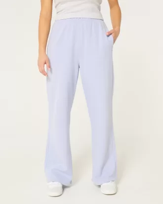 Hollister Feel Good Fleece Wide-Leg Pants,Hollister Feel Good Fleece Wide-Leg Pants