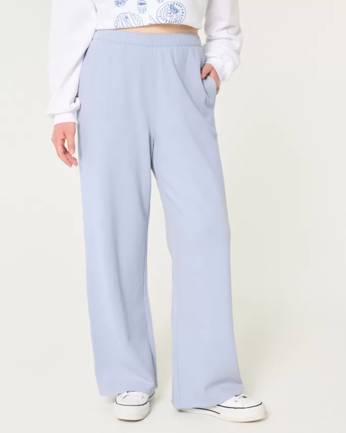 Hollister Feel Good Fleece Wide-Leg Pants,Hollister Feel Good Fleece Wide-Leg Pants Hollister Feel Good Fleece Wide-Leg Pants,Hollister Feel Good Fleece Wide-Leg Pants