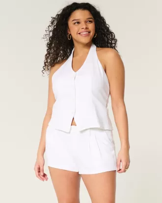 Hollister Livvy Low-Rise Linen-Blend Shorts 3″,Hollister Livvy Low-Rise Linen-Blend Shorts 3″ Hollister Livvy Low-Rise Linen-Blend Shorts 3″,Hollister Livvy Low-Rise Linen-Blend Shorts 3″