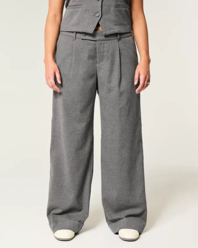 Hollister Livvy Low-Rise Wide-Leg Pants,Hollister Livvy Low-Rise Wide-Leg Pants Hollister Livvy Low-Rise Wide-Leg Pants,Hollister Livvy Low-Rise Wide-Leg Pants