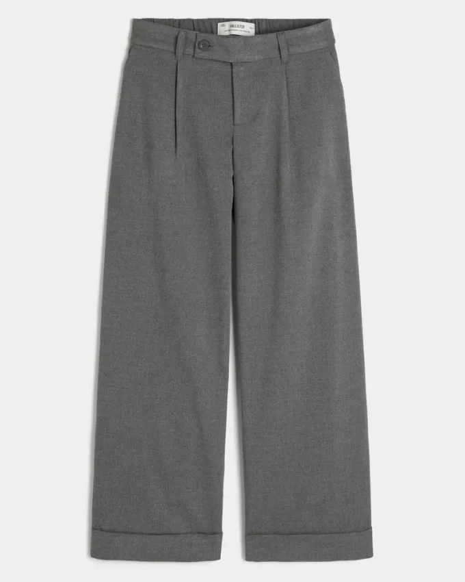 Hollister Livvy Low-Rise Wide-Leg Pants,Hollister Livvy Low-Rise Wide-Leg Pants Hollister Livvy Low-Rise Wide-Leg Pants,Hollister Livvy Low-Rise Wide-Leg Pants