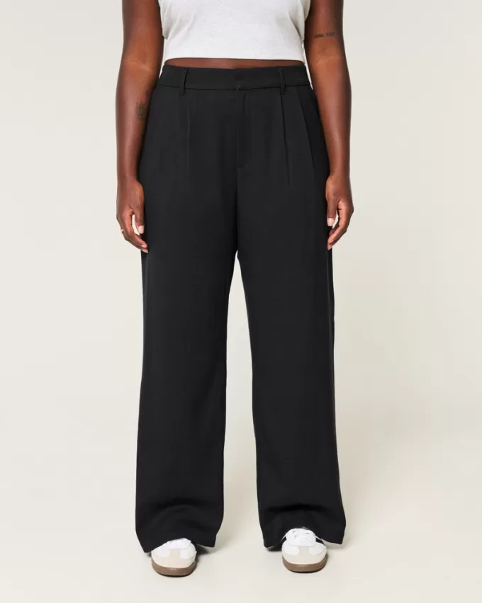 Hollister Livvy Ultra High-Rise Wide-Leg Pants,Hollister Livvy Ultra High-Rise Wide-Leg Pants