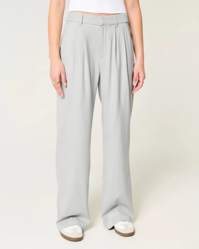 Hollister Livvy Ultra High-Rise Wide-Leg Pants,Hollister Livvy Ultra High-Rise Wide-Leg Pants