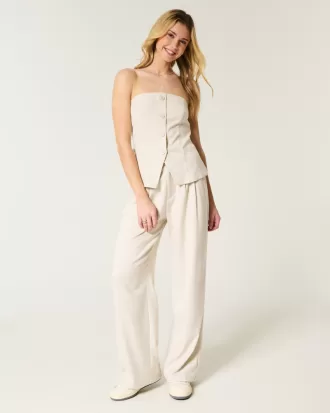 Hollister Livvy Ultra High-Rise Wide-Leg Pants,Hollister Livvy Ultra High-Rise Wide-Leg Pants