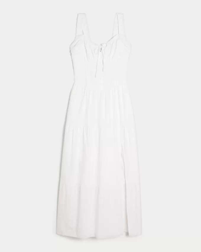 Hollister Sofia Side-Smocked Eyelet Maxi Dress,Hollister Sofia Side-Smocked Eyelet Maxi Dress Hollister Sofia Side-Smocked Eyelet Maxi Dress,Hollister Sofia Side-Smocked Eyelet Maxi Dress