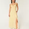 Hollister Sofia Side-Smocked Maxi Dress,Hollister Sofia Side-Smocked Maxi Dress Hollister Sofia Side-Smocked Maxi Dress,Hollister Sofia Side-Smocked Maxi Dress