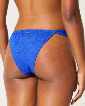 Jacquard Skinny Strap Cheekiest Bikini Bottom,Jacquard Skinny Strap Cheekiest Bikini Bottom