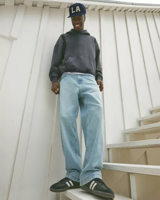 Light Wash Baggy Jeans,Light Wash Baggy Jeans