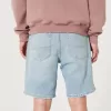 Light Wash Loose Denim Shorts 9″,Light Wash Loose Denim Shorts 9″