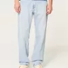 Light Wash Loose Jeans,Light Wash Loose Jeans