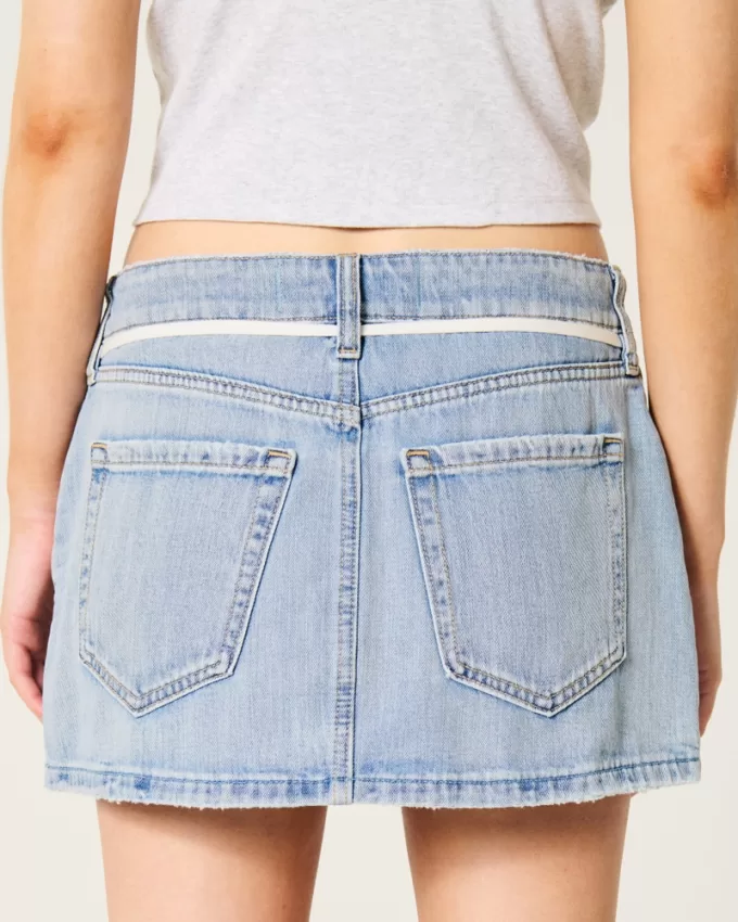 Light Wash Shoelace Denim Mini Skort,Light Wash Shoelace Denim Mini Skort Light Wash Shoelace Denim Mini Skort,Light Wash Shoelace Denim Mini Skort