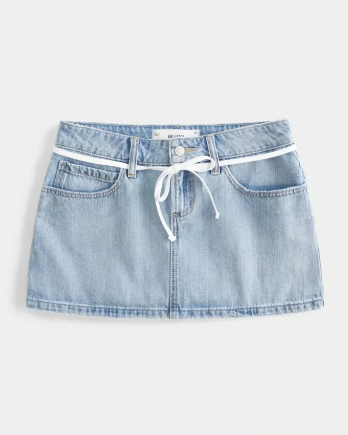 Light Wash Shoelace Denim Mini Skort,Light Wash Shoelace Denim Mini Skort Light Wash Shoelace Denim Mini Skort,Light Wash Shoelace Denim Mini Skort