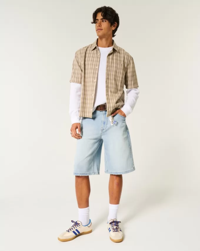 Light Wash Super Baggy Denim Shorts,Light Wash Super Baggy Denim Shorts Light Wash Super Baggy Denim Shorts,Light Wash Super Baggy Denim Shorts