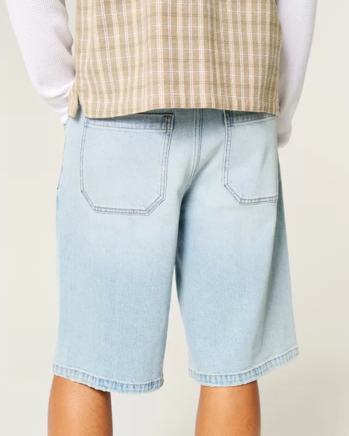 Light Wash Super Baggy Denim Shorts,Light Wash Super Baggy Denim Shorts Light Wash Super Baggy Denim Shorts,Light Wash Super Baggy Denim Shorts