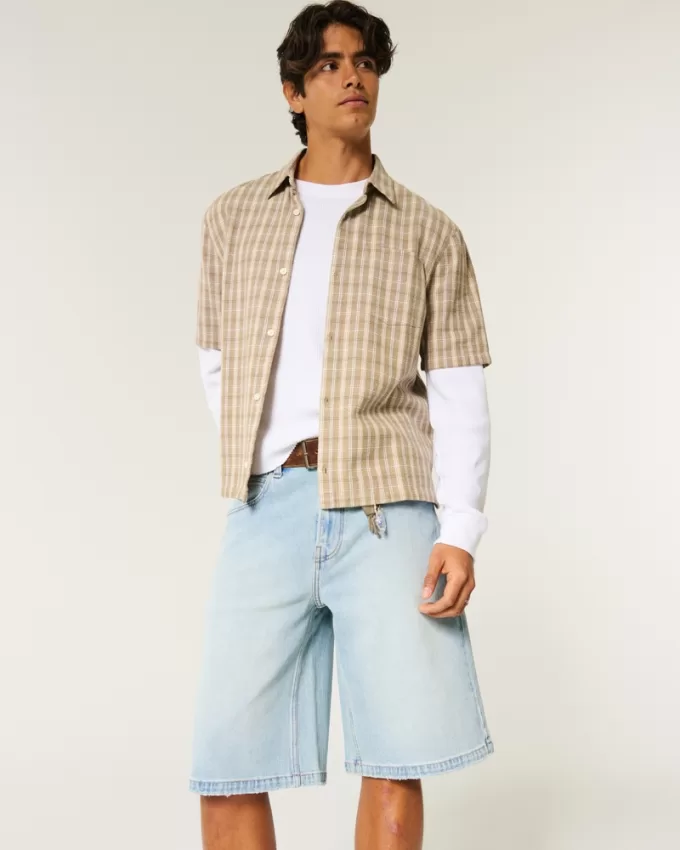 Light Wash Super Baggy Denim Shorts,Light Wash Super Baggy Denim Shorts Light Wash Super Baggy Denim Shorts,Light Wash Super Baggy Denim Shorts