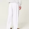 Linen-Blend Flex-Waist Baggy Pants,Linen-Blend Flex-Waist Baggy Pants Linen-Blend Flex-Waist Baggy Pants,Linen-Blend Flex-Waist Baggy Pants