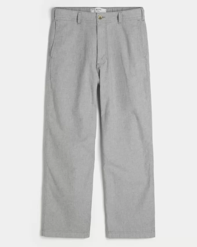 Linen-Blend Flex-Waist Baggy Pants,Linen-Blend Flex-Waist Baggy Pants Linen-Blend Flex-Waist Baggy Pants,Linen-Blend Flex-Waist Baggy Pants