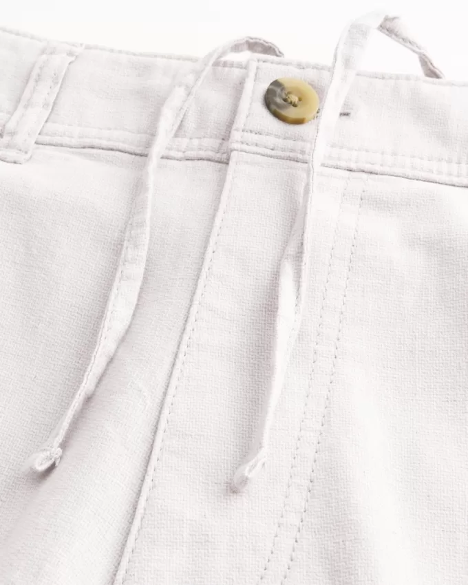 Linen-Blend Flex-Waist Baggy Pants,Linen-Blend Flex-Waist Baggy Pants Linen-Blend Flex-Waist Baggy Pants,Linen-Blend Flex-Waist Baggy Pants