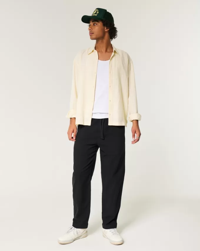 Linen-Blend Loose Pull-On Pants,Linen-Blend Loose Pull-On Pants Linen-Blend Loose Pull-On Pants,Linen-Blend Loose Pull-On Pants