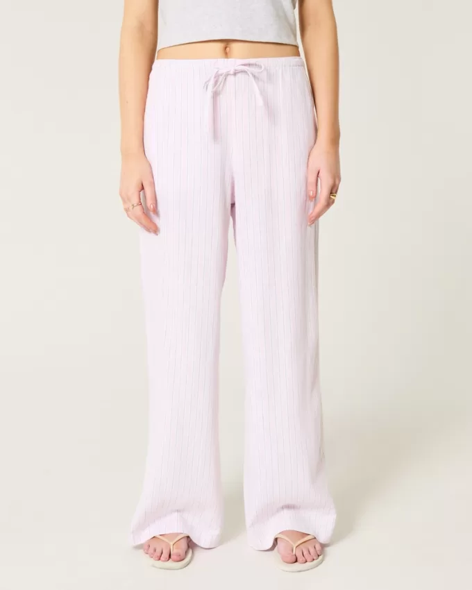 Linen-Blend Pull-On Baggy Pants,Linen-Blend Pull-On Baggy Pants Linen-Blend Pull-On Baggy Pants,Linen-Blend Pull-On Baggy Pants