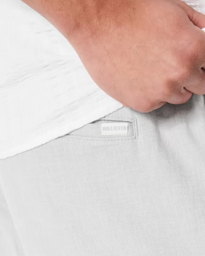 Linen-Blend Pull-On Shorts 7″,Linen-Blend Pull-On Shorts 7″ Linen-Blend Pull-On Shorts 7″,Linen-Blend Pull-On Shorts 7″