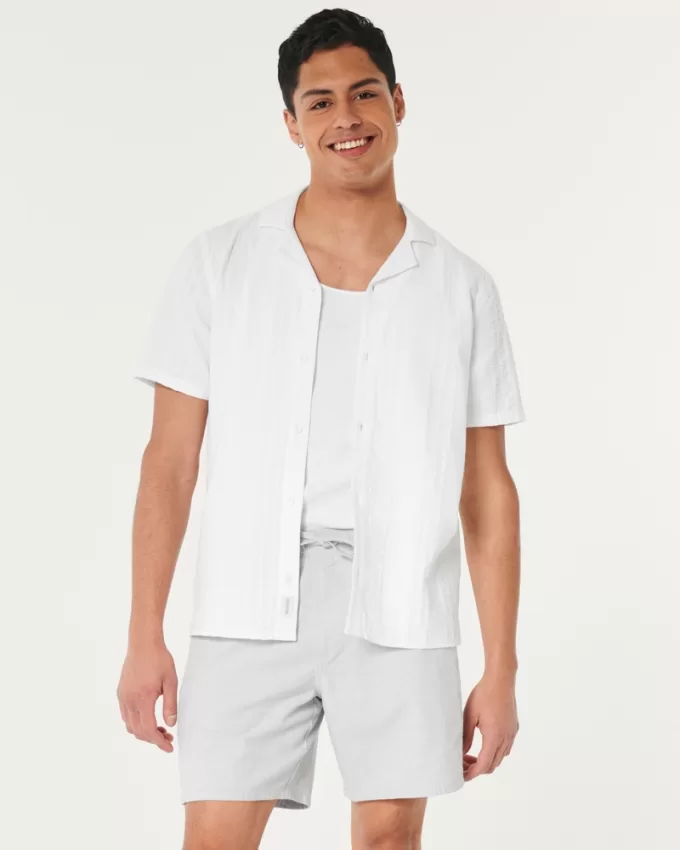 Linen-Blend Pull-On Shorts 7″,Linen-Blend Pull-On Shorts 7″ Linen-Blend Pull-On Shorts 7″,Linen-Blend Pull-On Shorts 7″