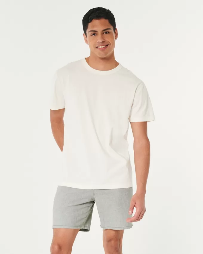 Linen-Blend Pull-On Shorts 7″,Linen-Blend Pull-On Shorts 7″ Linen-Blend Pull-On Shorts 7″,Linen-Blend Pull-On Shorts 7″