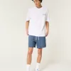 Linen-Blend Pull-On Shorts,Linen-Blend Pull-On Shorts Linen-Blend Pull-On Shorts,Linen-Blend Pull-On Shorts