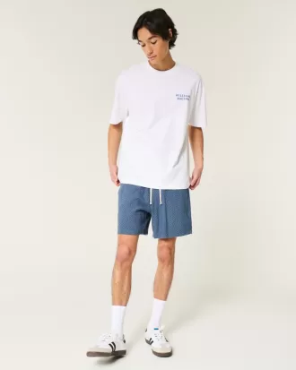 Linen-Blend Pull-On Shorts,Linen-Blend Pull-On Shorts Linen-Blend Pull-On Shorts,Linen-Blend Pull-On Shorts