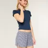 Linen-Blend Side Bow Soft Shorts,Linen-Blend Side Bow Soft Shorts Linen-Blend Side Bow Soft Shorts,Linen-Blend Side Bow Soft Shorts