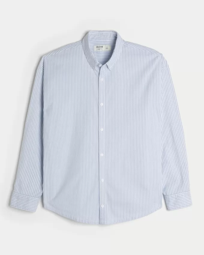 Long-Sleeve Baggy Oxford Shirt,Long-Sleeve Baggy Oxford Shirt Long-Sleeve Baggy Oxford Shirt,Long-Sleeve Baggy Oxford Shirt