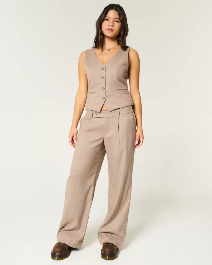 Longer-Length Button-Through Vest,Longer-Length Button-Through Vest Longer-Length Button-Through Vest,Longer-Length Button-Through Vest