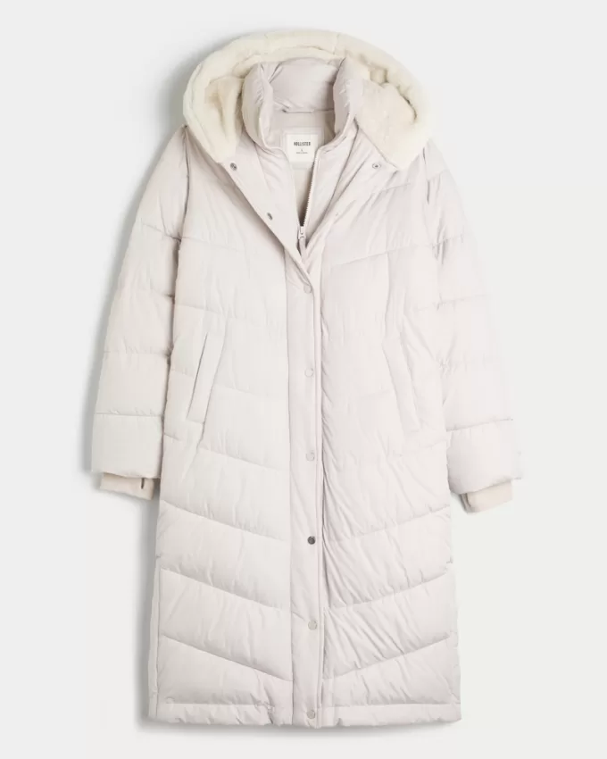 Longline Puffer Parka,Longline Puffer Parka