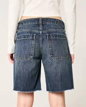 Low-Rise Dark Wash Baggy Jort,Low-Rise Dark Wash Baggy Jort Low-Rise Dark Wash Baggy Jort,Low-Rise Dark Wash Baggy Jort