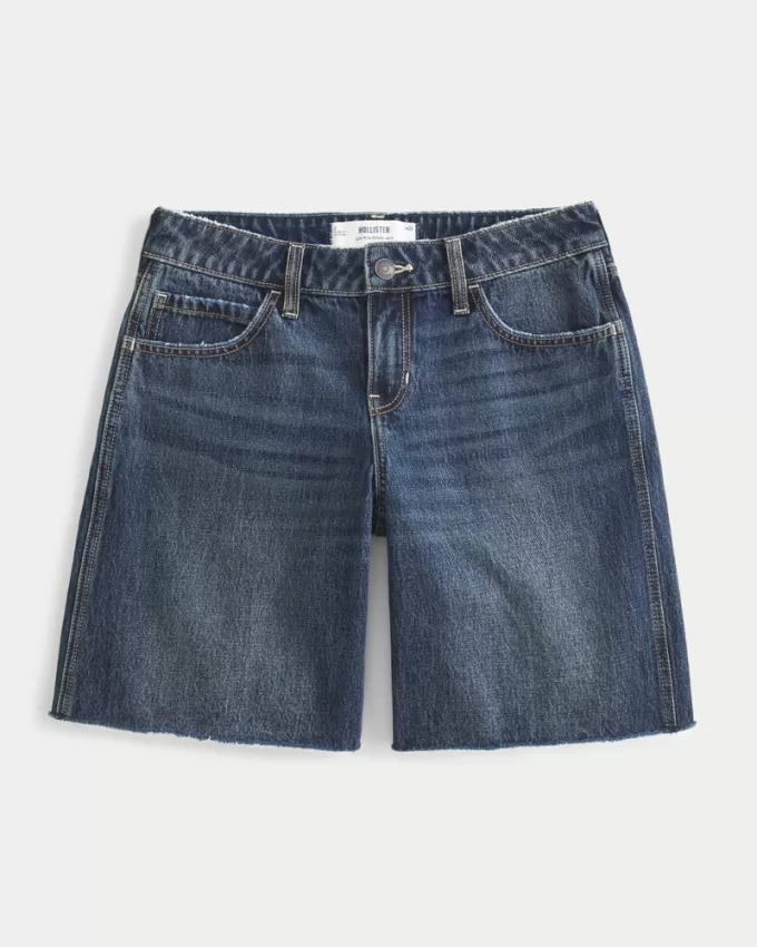 Low-Rise Dark Wash Baggy Jort,Low-Rise Dark Wash Baggy Jort Low-Rise Dark Wash Baggy Jort,Low-Rise Dark Wash Baggy Jort