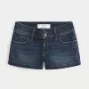 Low-Rise Dark Wash Denim Shortie Shorts,Low-Rise Dark Wash Denim Shortie Shorts Low-Rise Dark Wash Denim Shortie Shorts,Low-Rise Dark Wash Denim Shortie Shorts